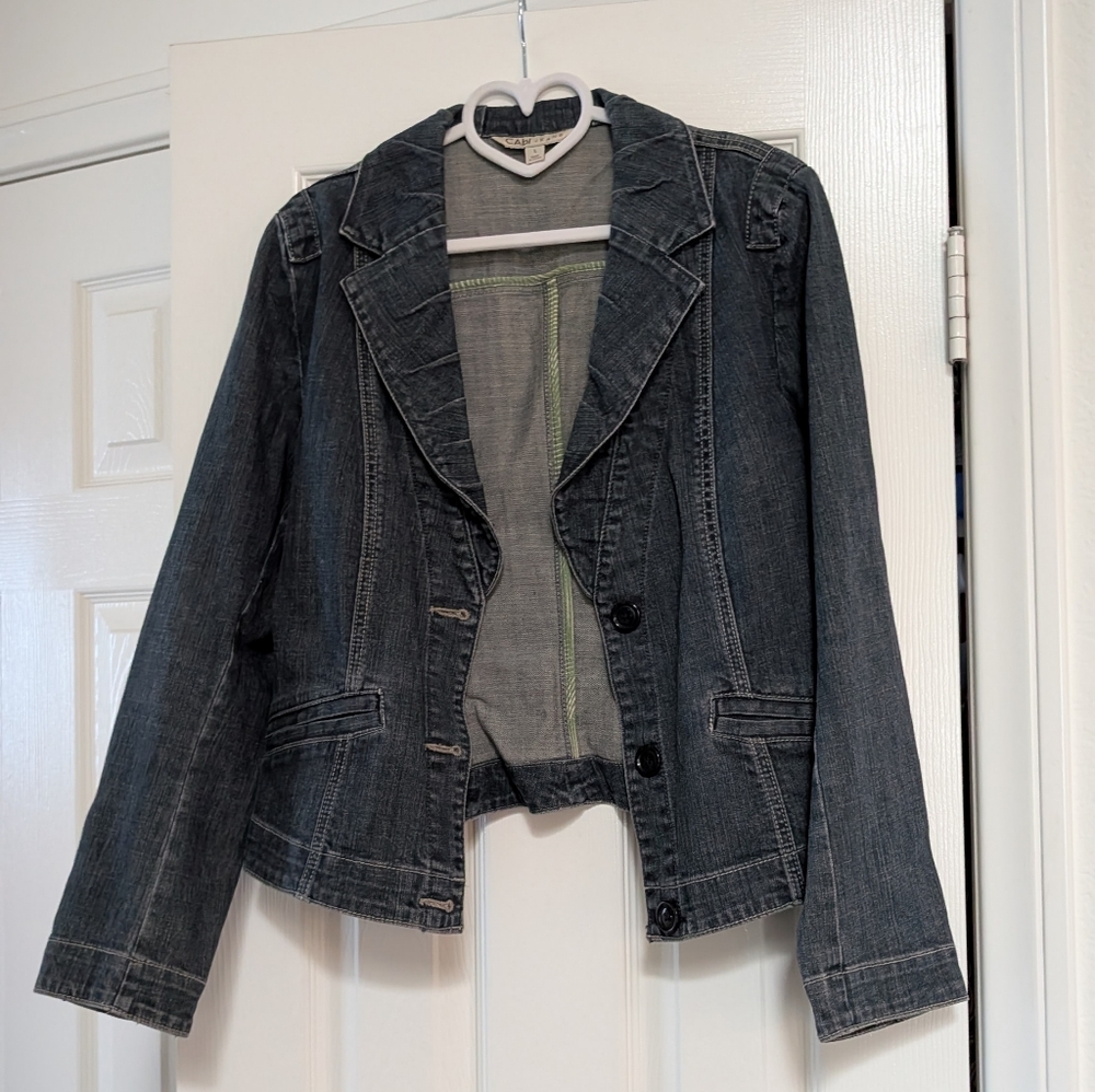 CAbi Dark Blue Jean Jacket - Picture 2 of 5